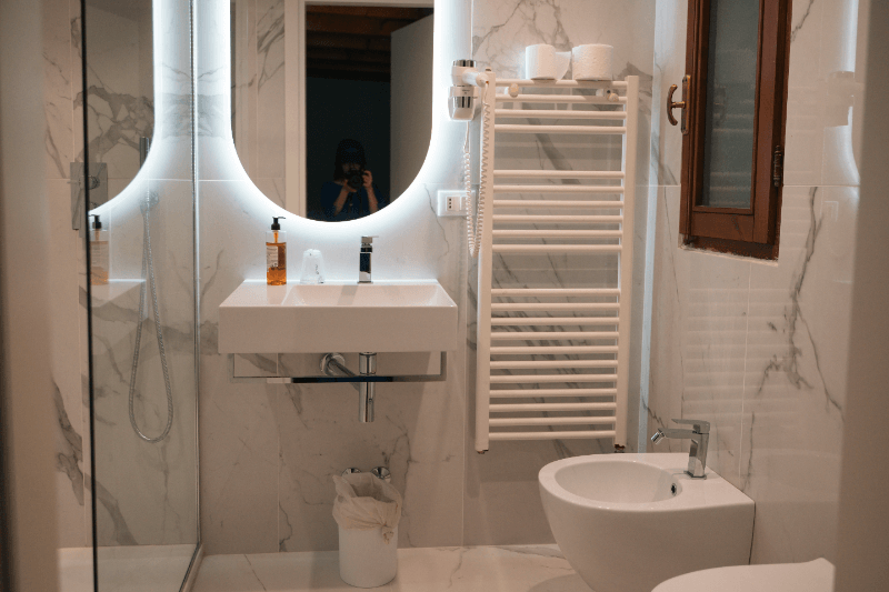 Hotel Villa Rosaのバスルーム